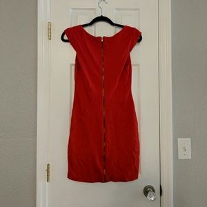 Sexy red Express dress with zipper down the back